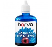 Чорнило Barva HP 711/712 100ml C, water-soluble (H711-854)