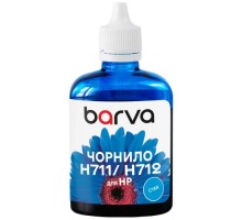 Чорнило Barva HP 711/712 100ml C, water-soluble (H711-854)