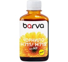Чорнило Barva HP 711/712 180ml Y, water-soluble (H711-860)
