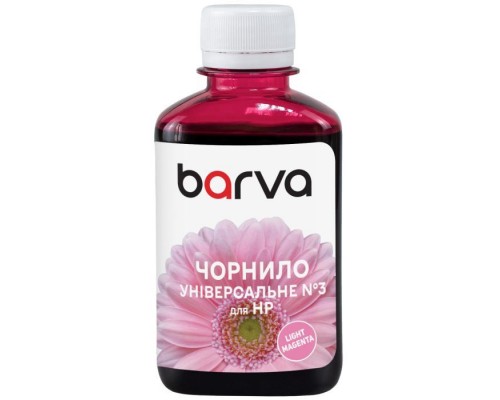 Чорнило Barva HP universal 3 180ml LMagenta, water-soluble (HU3-970)