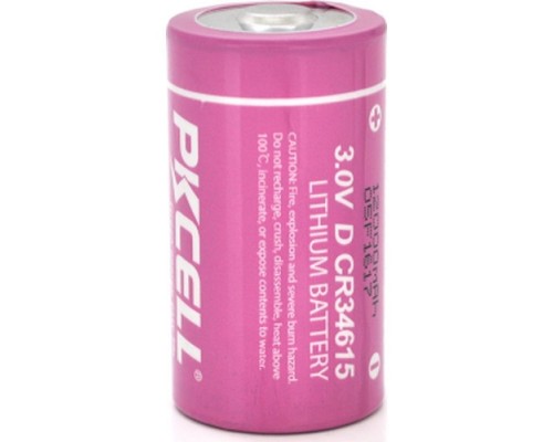 Батарейка CR34615 (size D), 3.0V 12000mah, Lithium, OEM PkCell (CR34615)