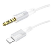 Кабель мультимедійний Lightning to 3.5mm M 1.0m white BOROFONE (6941991108570)