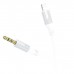 Кабель мультимедійний Lightning to 3.5mm M 1.0m white BOROFONE (6941991108570)