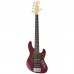 Бас-гітара FGN Mighty Jazz J-Standard Series Azuki Metallic (JMJ52-AL-R/AZM)