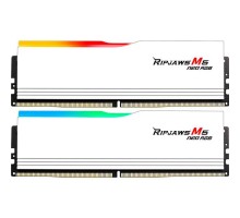 Модуль пам'яті для комп'ютера DDR5 32GB (2x16GB) 6000 MHz Ripjaws M5 Neo RGB Matte White G.Skill (F5-6000J3636F16GX2-RM5NRW)