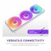 Кулер до корпусу NZXT F420 RGB Core Fan (Single Frame) - White (RF-U42HF-W1)