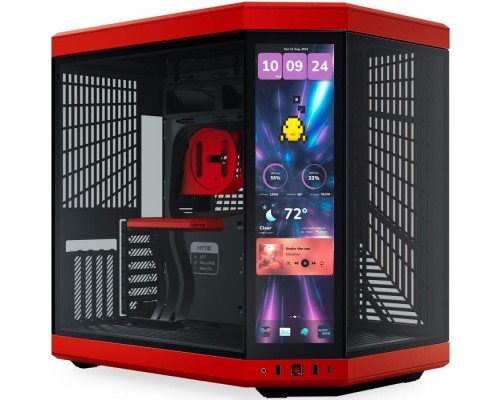 Корпус для ПК Hyte Y70 Touch Infinite Black-Red (CS-HYTE-Y70TTI-RB)
