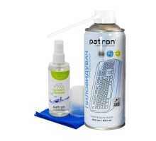 Універсальний чистячий набір Patron spray duster 400ml F3-020 + Screen spray F3-022 (CS-PN-BUNDL-11)
