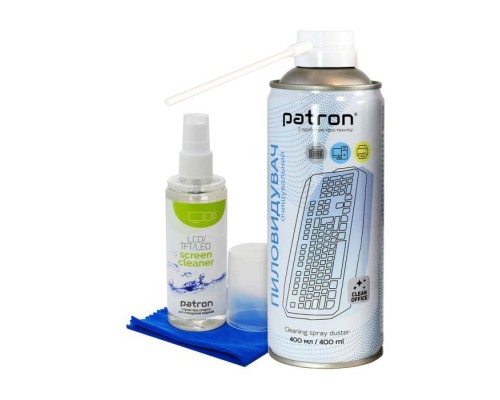 Універсальний чистячий набір Patron spray duster 400ml F3-020 + Screen spray F3-022 (CS-PN-BUNDL-11)
