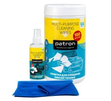 Універсальний чистячий набір Patron Spray f/tech100ml F3-009 +wipesF3-028 +microfi (CS-PN-BUNDL-14)