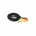 Кабель мультимедійний 3xRCA M to 3xRCA M 3.0m black Voltronic (YT-3хRCA(M)/3хRCA(M)-3.0G)