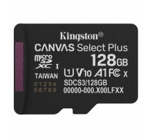 Карта пам'яті Kingston 128GB microSDXC class 10 UHS-I V10 A1 Canvas Select Plus (SDCS3/128GBSP)