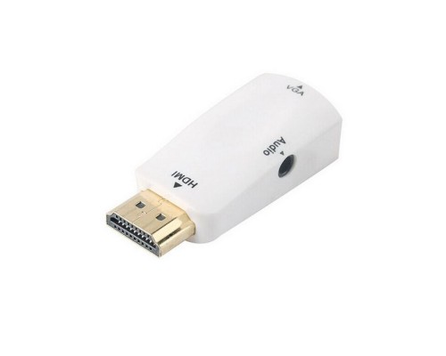 Перехідник HDMI M to VGA F white Voltronic (YT-CA-HDMI(M)/VGA(F))