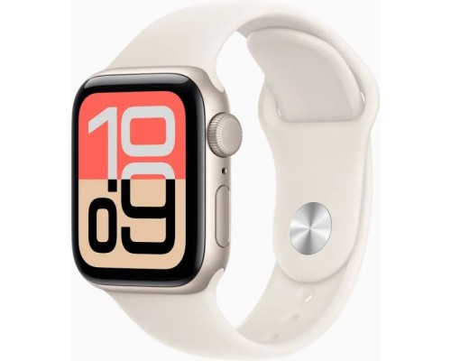 Смарт-годинник Apple Watch SE 3 GPS 40mm Starlight Aluminium Case with Starlight Sport Band - M/L (MEH54RK/A)
