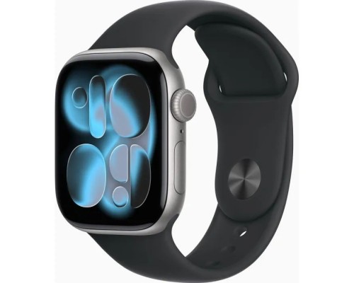 Смарт-годинник Apple Watch Series 11 GPS 42mm Space Grey Aluminium Case with Black Sport Band - M/L (MEQX4RK/A)