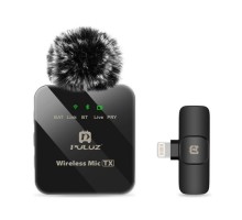 Мікрофон Puluz для iPhone/iPad 8-контактний приймач Black (PU645B)