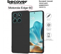 Чохол до мобільного телефона BeCover Silicone Motorola Edge 60 Black (713770)