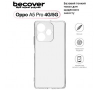 Чохол до мобільного телефона BeCover Silicone Oppo A5 Pro 4G/5G Transparent (713787)