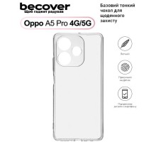 Чохол до мобільного телефона BeCover Silicone Oppo A5 Pro 4G/5G Transparent (713787)