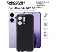 Чохол до мобільного телефона BeCover Silicone Oppo Reno14 / 14FS 5G Black (713791)