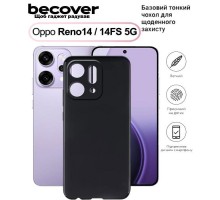 Чохол до мобільного телефона BeCover Silicone Oppo Reno14 / 14FS 5G Black (713791)