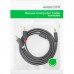 Кабель мультимедійний 3.5mm M to 2xRCA M 2.0m AV102 black Ugreen (10510)