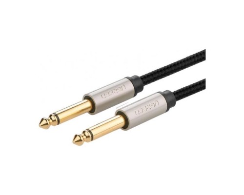 Кабель мультимедійний 6.35mm M to 6.35mm M 2.0m AV128 gray Ugreen (10638)
