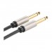 Кабель мультимедійний 6.35mm M to 6.35mm M 2.0m AV128 gray Ugreen (10638)