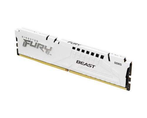 Модуль пам'яті для комп'ютера DDR5 16GB 6000 MHz Beast White EXPO Kingston Fury (ex.HyperX) (KF560C36BWE2-16)