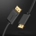 Кабель мультимедійний DisplayPort M to DisplayPort M 1.5m DP102 black Ugreen (10245)
