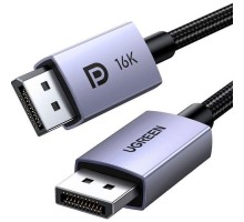 Кабель мультимедійний DisplayPort M to DisplayPort M 3.0m 16K DP118 black Ugreen (25862)