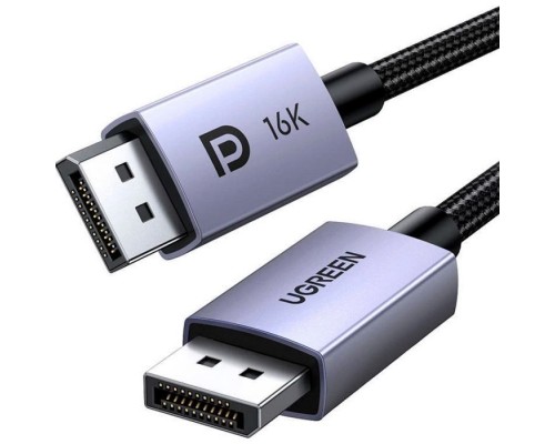Кабель мультимедійний DisplayPort M to DisplayPort M 3.0m 16K DP118 black Ugreen (25862)