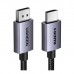 Кабель мультимедійний DisplayPort M to HDMI M 1.5m V2.0 4K30Hz DP125 black Ugreen (35841)
