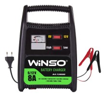 Зарядний пристрій для автомобільного акумулятора WINSO 6В-12В.Макс. струм підзарядки 8А.Макс.Ем120Ah (138080)
