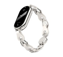 Ремінець до фітнес браслета Armorstandart Chain Wristband для Xiaomi Smart Band 10/9/8 Silver (ARM86889)