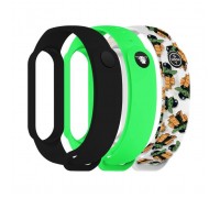 Ремінець до фітнес браслета Armorstandart комплект 3шт Xiaomi Mi Band 7/6/5 This-is-the-Way BY (ARM77047)