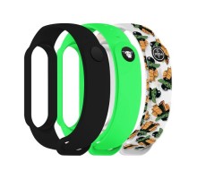Ремінець до фітнес браслета Armorstandart комплект 3шт Xiaomi Mi Band 7/6/5 This-is-the-Way BY (ARM77047)