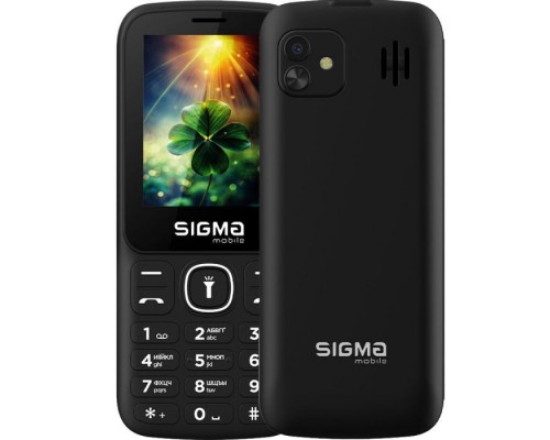 Мобільний телефон Sigma X-style 242 LUCKY Black (4827798792919)