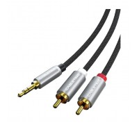 Кабель мультимедійний 3.5mm M to 2xRCA M 3.0m Cabletime (CA914067)
