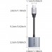 Перехідник USB-C M to 3.5mm F + USB-C F PD60W Cabletime (CA915750)