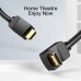 Кабель мультимедійний HDMI M to HDMI M 3.0m 4K60Hz 90° corner black Vention (AAQBI)