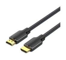 Кабель мультимедійний HDMI M to HDMI M 1.5m 4K60Hz cotton braided black Vention (ALLBG)