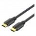 Кабель мультимедійний HDMI M to HDMI M 1.5m 4K60Hz cotton braided black Vention (ALLBG)