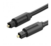 Кабель мультимедійний Optical Toslink 1.5m black Vention (BAEBG)