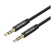 Кабель мультимедійний 3.5mm M to 3.5mm M 1.0m fabric black Vention (BAGBF)