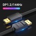 Кабель мультимедійний DisplayPort M to DisplayPort M 1.5m 4K60Hz black Vention (HACBG)