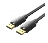 Кабель мультимедійний DisplayPort M to DisplayPort M 1.0m 4K60Hz black Vention (HAKBF)