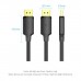 Кабель мультимедійний DisplayPort M to DisplayPort M 1.0m 4K60Hz black Vention (HAKBF)