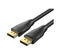 Кабель мультимедійний DisplayPort M to DisplayPort M 3.0m V1.4 8K black Vention (HCDBI)