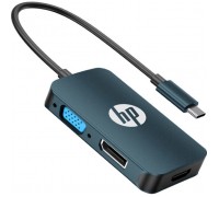 Перехідник USB-C to HDMI + VGA + DP HP (HP_DHC-CT200)